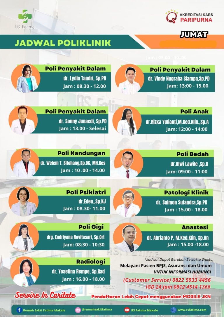 JADWAL POLI JUMAT FULL