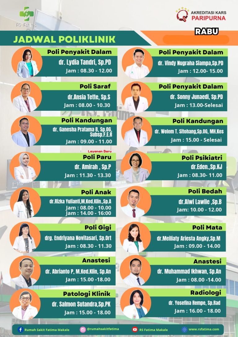 Jadwal Rabu