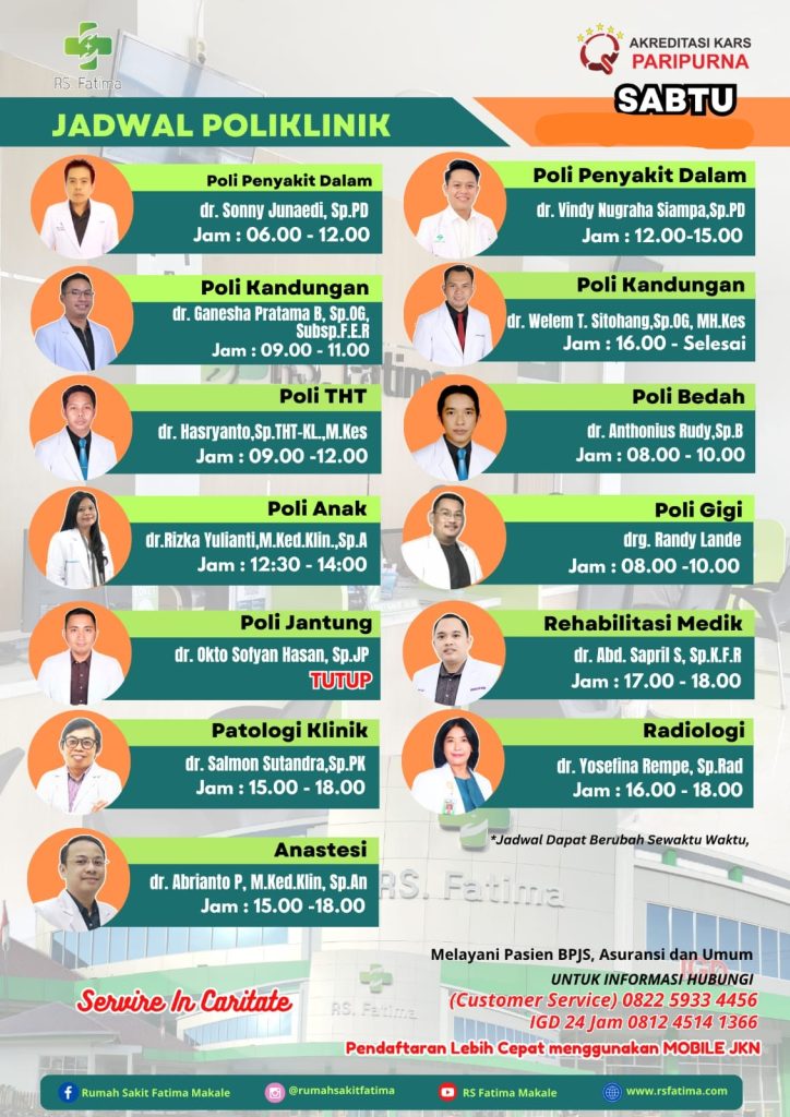 Jadwal Sabtu