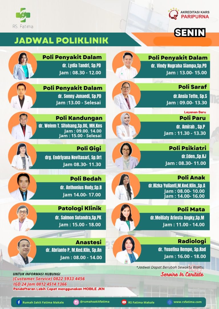 Jadwal Senin