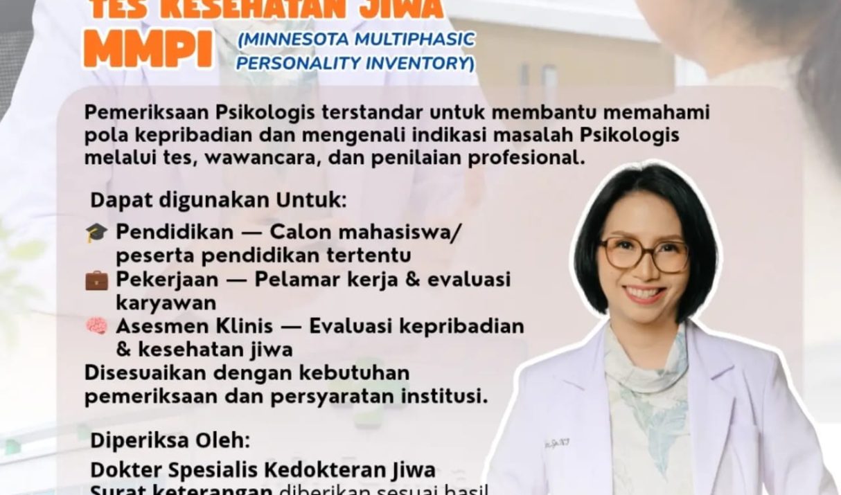 Layanan Tes Kesehatan Jiwa & MMPI di Rumah Sakit Fatima Makale